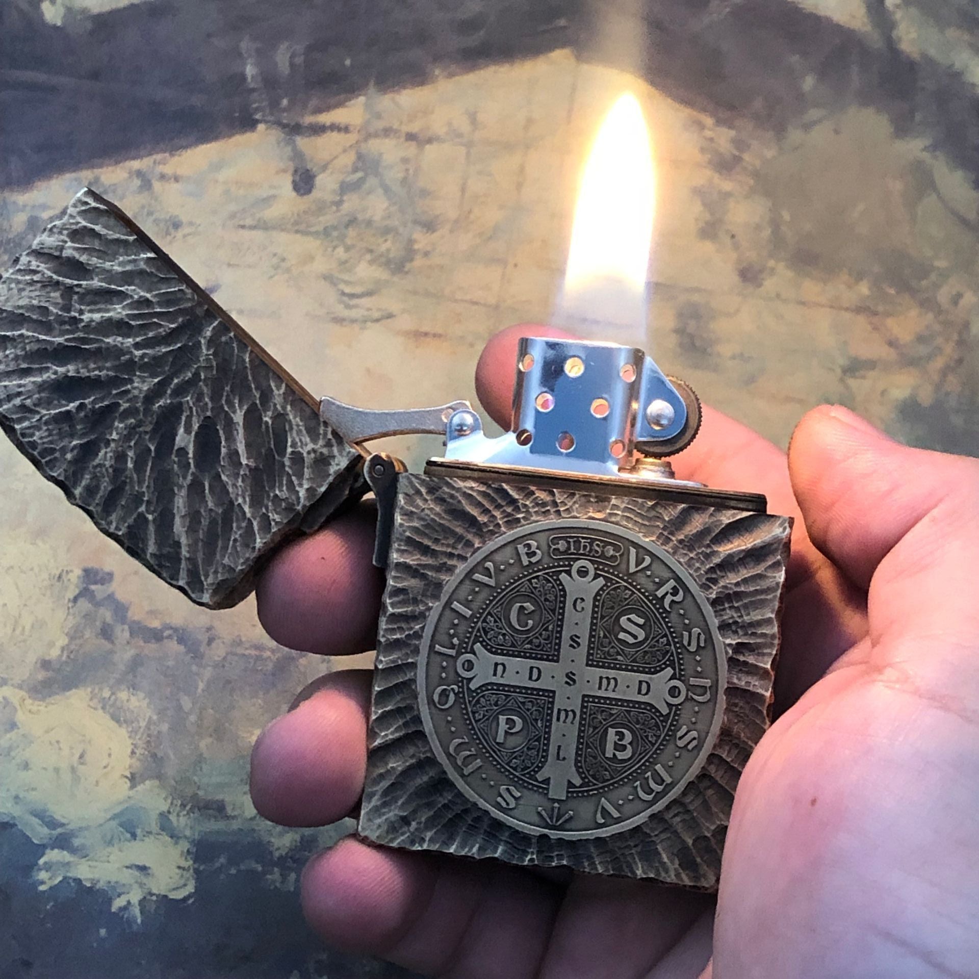 Constantine lighter, Constantine zippo, St. benedict lighter, John constantine lighter, Constantine lighter replica, constantine lighter for sale 